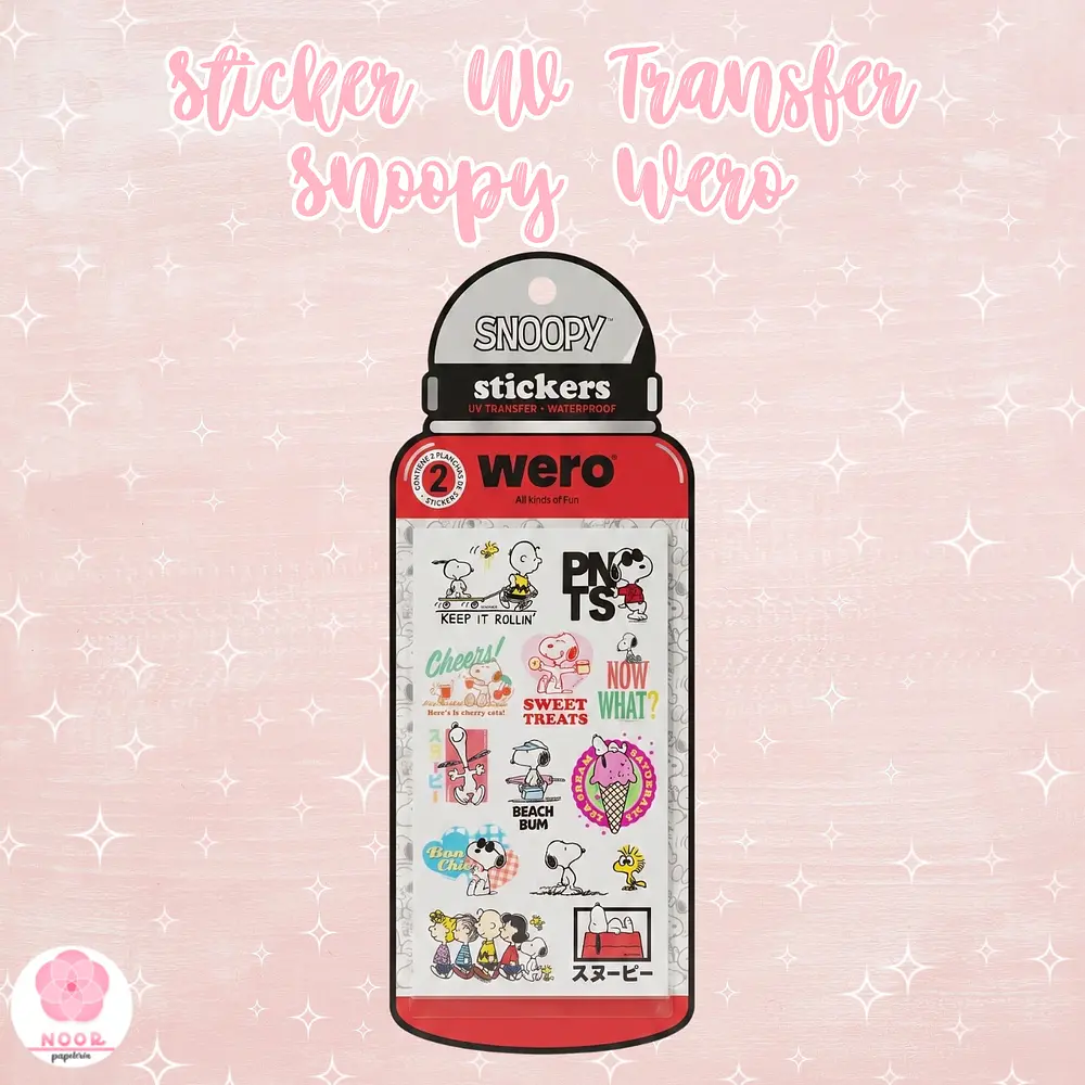 Sticker UV Transfer Snoopy Wero