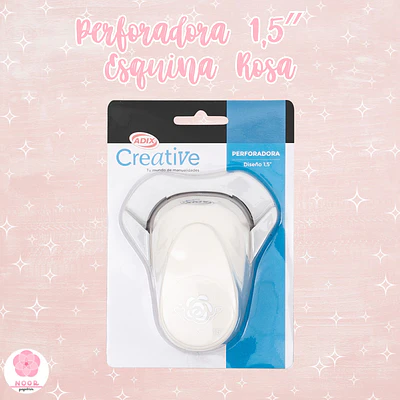 Perforadora de Esquina Rosa Creative 1,5″