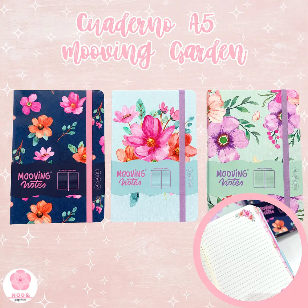 Cuaderno A5 Mooving Garden