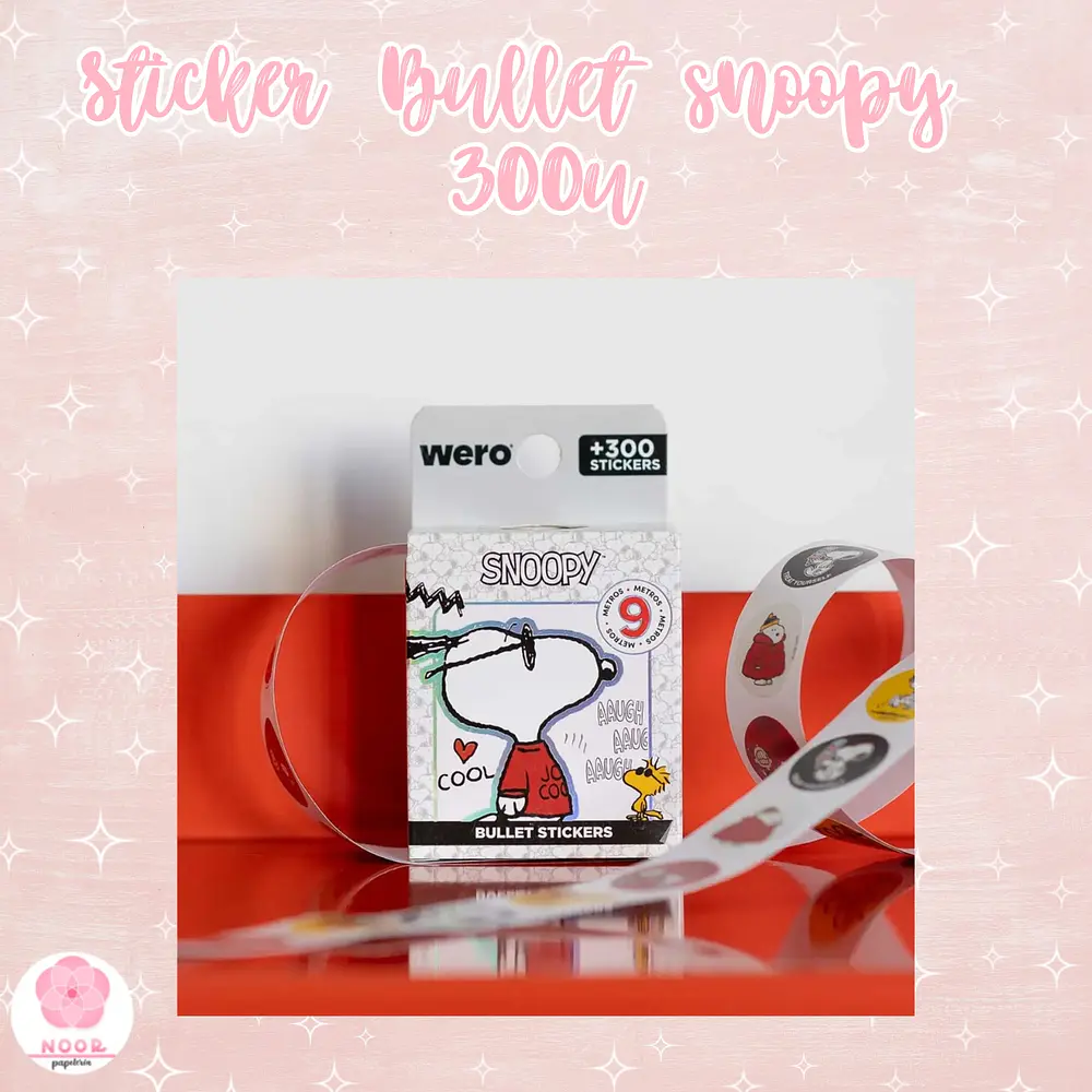 Stickers Bullet Snoopy Wero