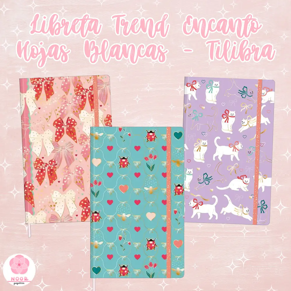 Libreta Trend Encanto Hojas Blancas – Tilibra