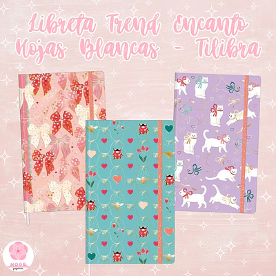 Libreta Trend Encanto Hojas Blancas – Tilibra