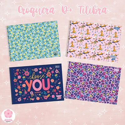 Croquera D+ 96 Hojas Blancas Tilibra