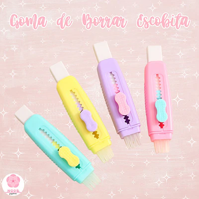 Goma de Borrar Escobita