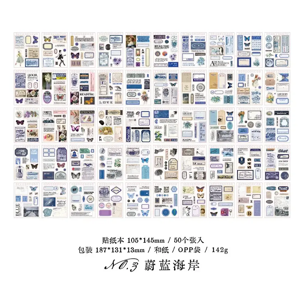 Librito de Stickers para Journaling 20 Hojas