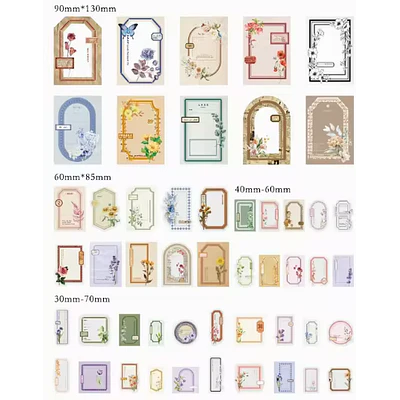 Set de Papeles Decorativos para Journaling 100 piezas