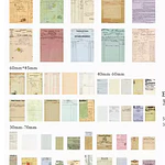 Set de Papeles Decorativos para Journaling 100 piezas