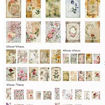 Set de Papeles Decorativos para Journaling 100 piezas