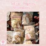 Set de Papeles Decorativos para Journaling 100 piezas