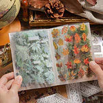 Librito de Stickers PET Vintage 20 Hojas