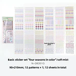 Set de 1200 Stickers para Planner y Journaling