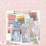 Set de 1200 Stickers para Planner y Journaling