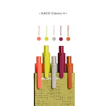 Set 5 Lápices Gel KACO Pure 0.5 mm