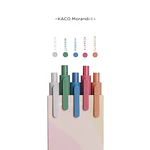 Set 5 Lápices Gel KACO Pure 0.5 mm