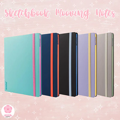 Sketchbook Mooving Notes 19 x 24 cm – 80 Hojas