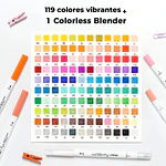 Marcadores Ohuhu Pupe Paper Friendly 120 Colores