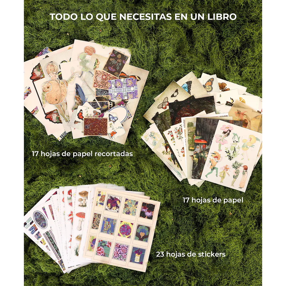 Libro de Collage The Botanical Muse