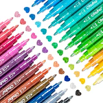 Marcadores Ohuhu Glitter Metálicos 24 Colores 0.7 mm