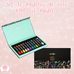 Set 12 Pasteles al Óleo HIMI Oil Pastel