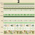 Set de 18 Washi Tapes Decorativos