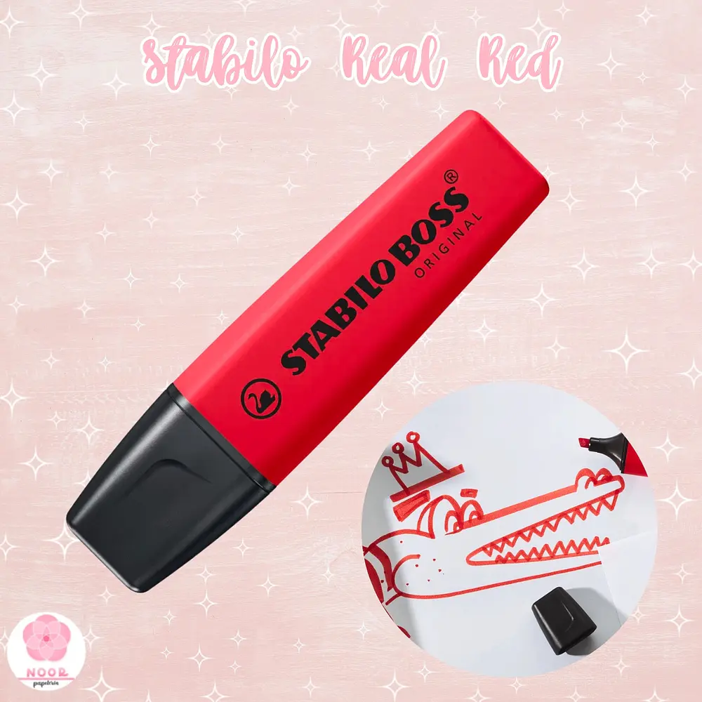 Destacador Stabilo Boss Real Red