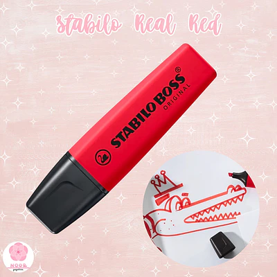 Destacador Stabilo Boss Real Red
