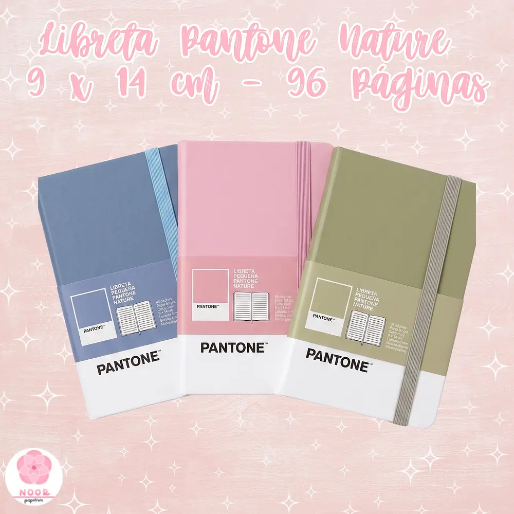Libreta Pantone Nature 9 x 14 cm – 96 Páginas
