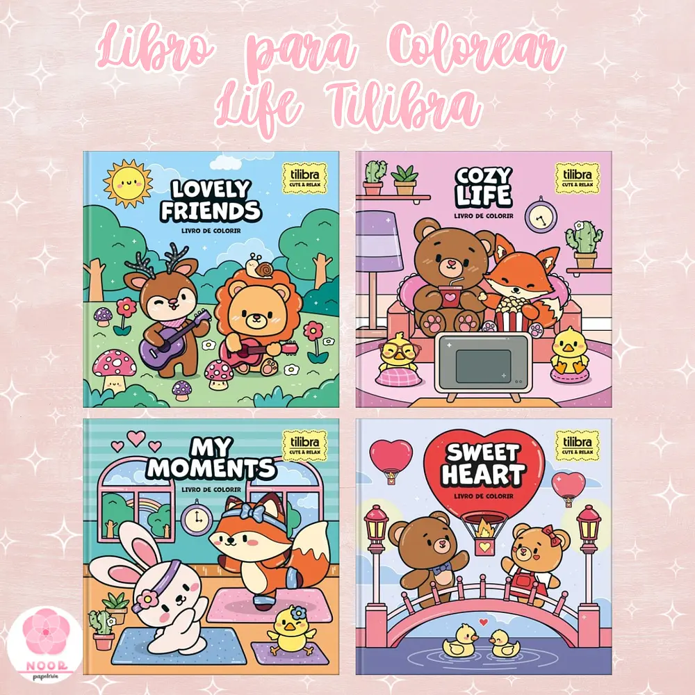 Libro para Colorear Life Tilibra