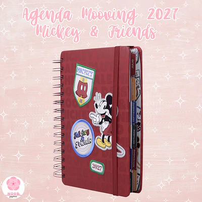 Agenda Mooving 2027 Mickey & Friends – Día por Página