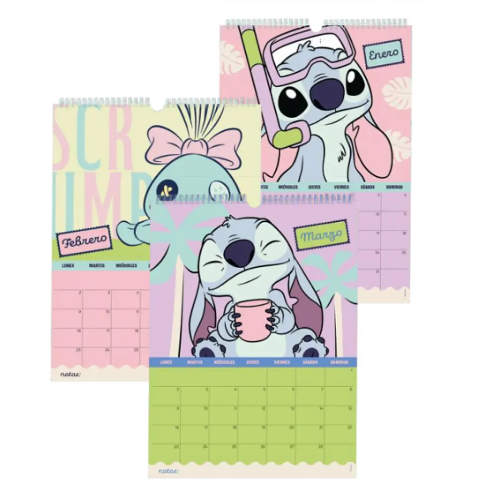 Calendario de Pared Mooving 2027 Stitch
