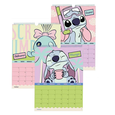 Calendario de Pared Mooving 2027 Stitch