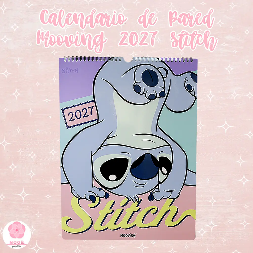 Calendario de Pared Mooving 2027 Stitch