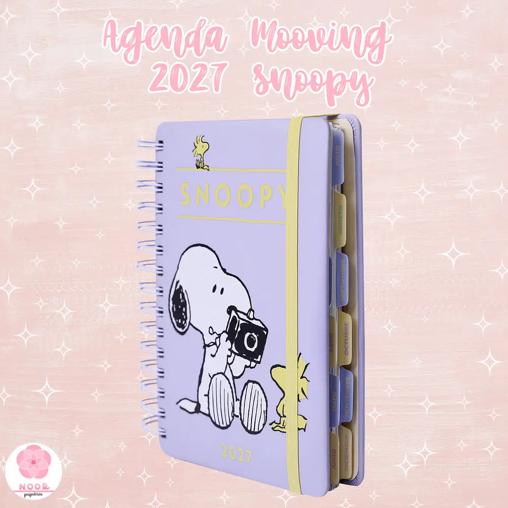 Agenda Mooving 2027 Snoopy – Día por Página
