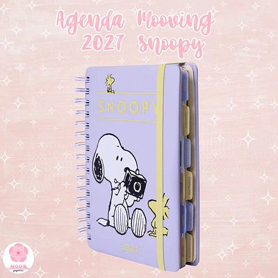Agenda Mooving 2027 Snoopy – Día por Página