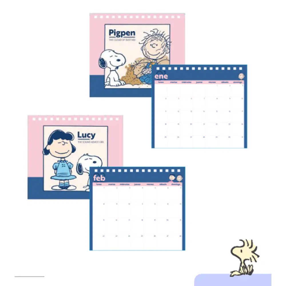 Calendario de Escritorio Mooving 2027 Snoopy