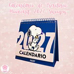 Calendario de Escritorio Mooving 2027 Snoopy