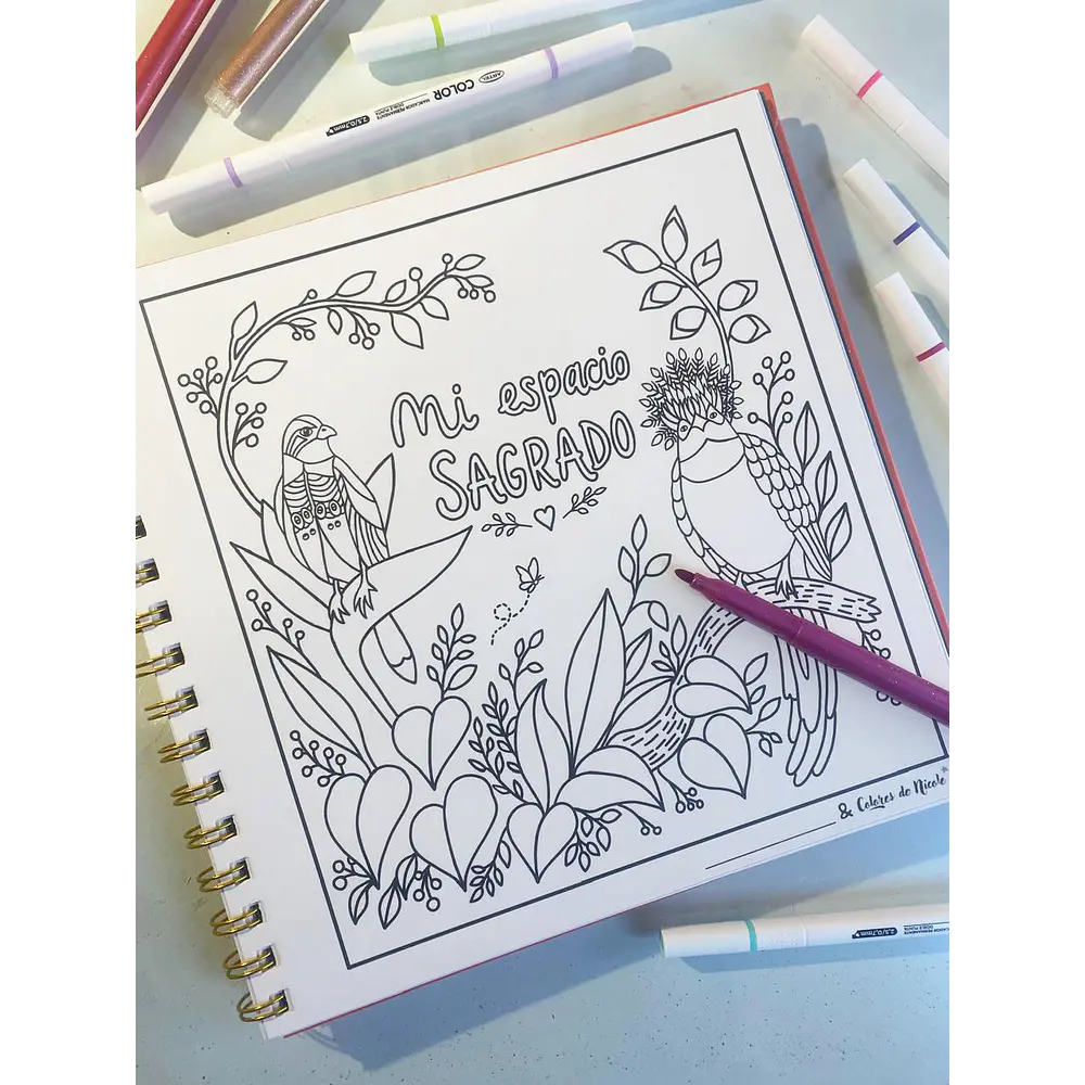 Libro para colorear A Mi Manera