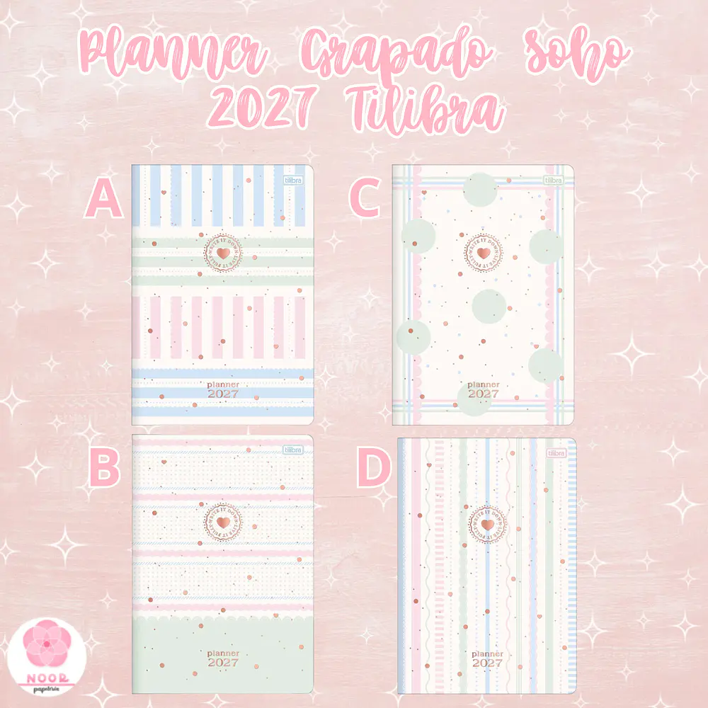 Planner Grapado Soho 2027 Tilibra