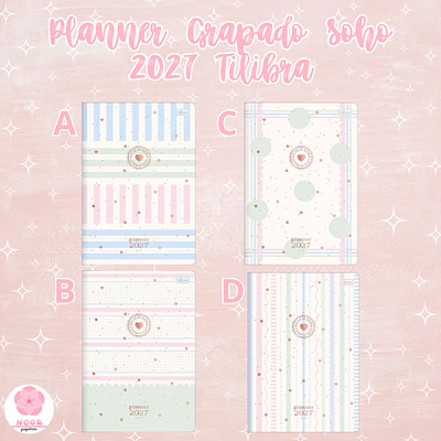 Planner Grapado Soho 2027 Tilibra