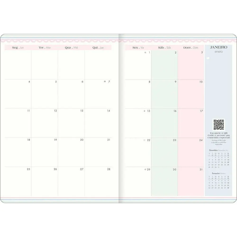 Planner Grapado Soho 2027 Tilibra