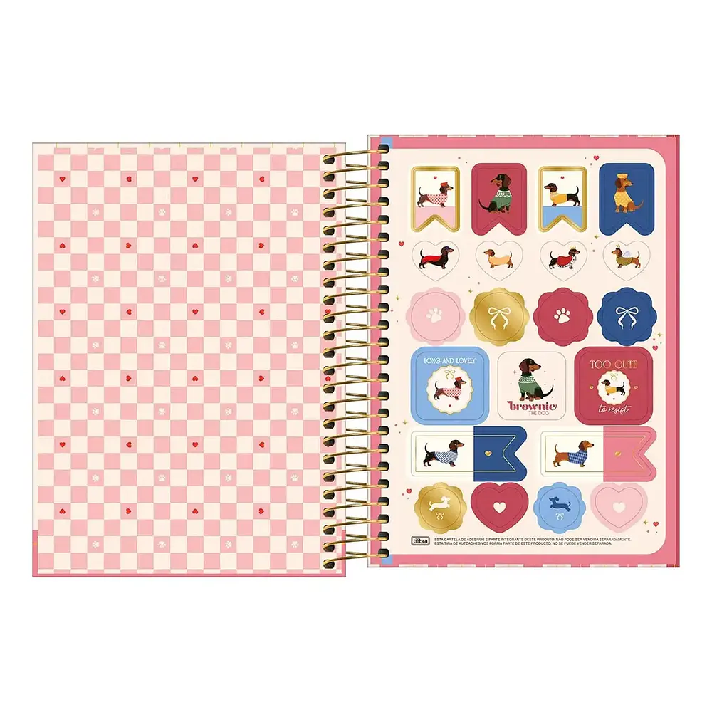Agenda diaria Brownie 2027 Tilibra