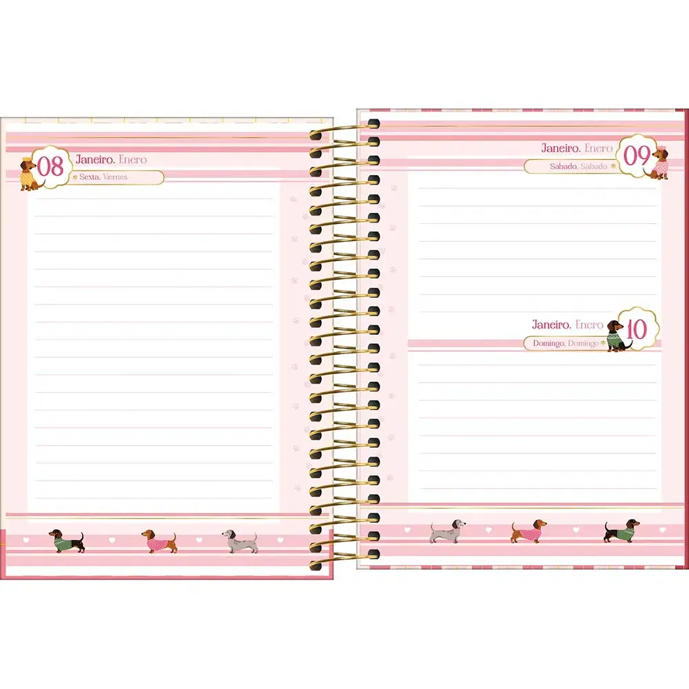 Agenda diaria Brownie 2027 Tilibra