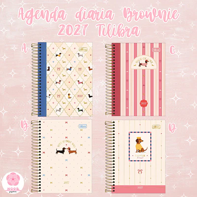 Agenda diaria Brownie 2027 Tilibra
