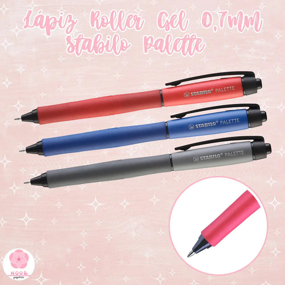 Lápiz Roller Gel 0,7mm Stabilo Palette 