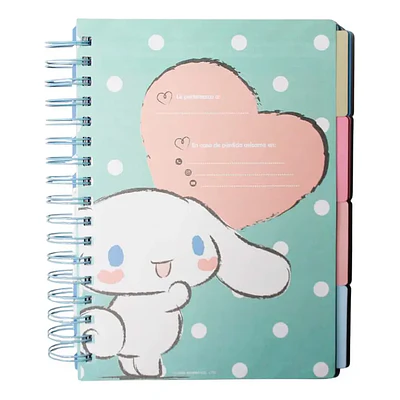 Planner Cinnamoroll Ascott con espiral 144 hojas