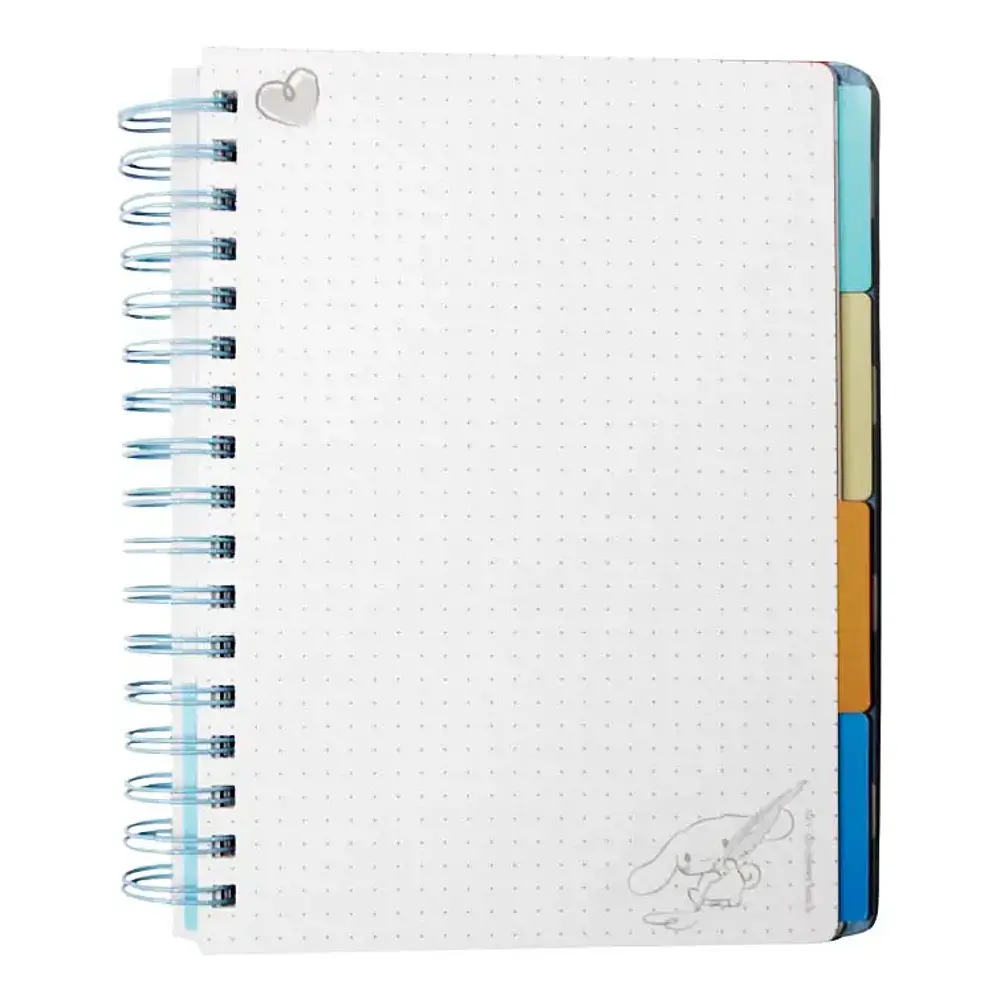 Planner Cinnamoroll Ascott con espiral 144 hojas