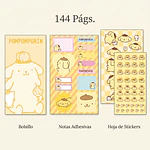 Planner no fechado Pompompurin Ascott 144 páginas