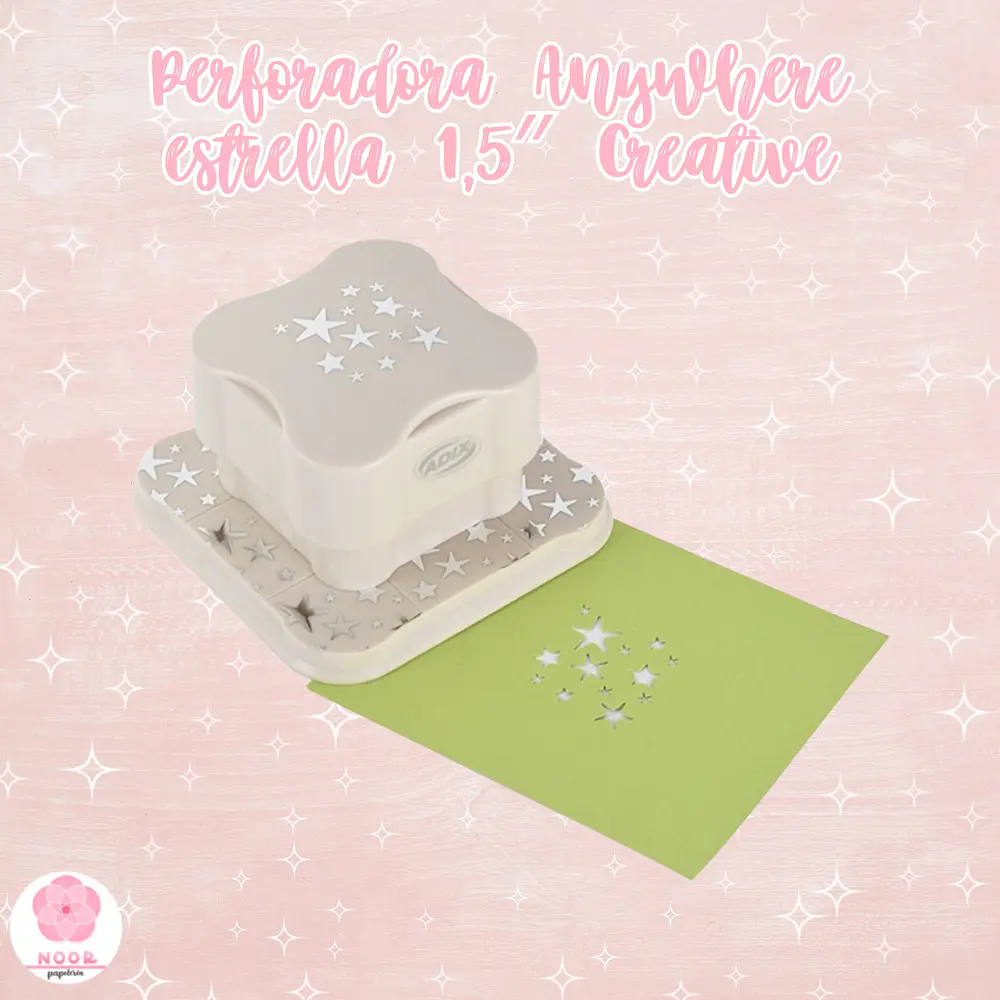 Perforadora Anywhere estrella 1,5″ Creative