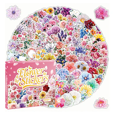 Set de 200 stickers decorativos