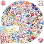 Set de 200 stickers decorativos